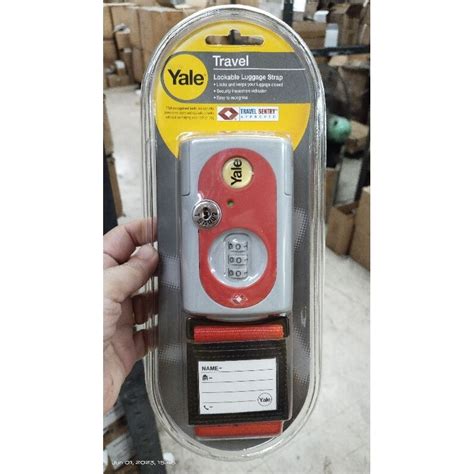 Yale Luggage Strap Lock TSA Approved Resettable Combination YTL1 62 4 R