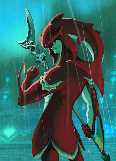 Zora Prince Sidon A2 Poster the legend of zelda fan art | Etsy