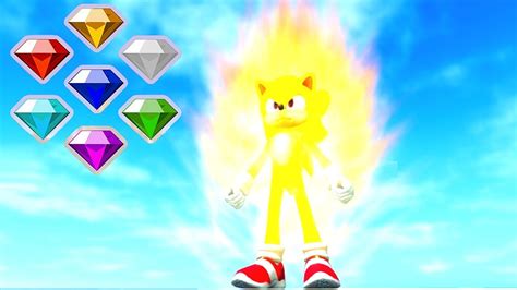 Sonic Movie Adventure How To Get All Chaos Emeralds And Unlock Super Sonic Roblox Youtube