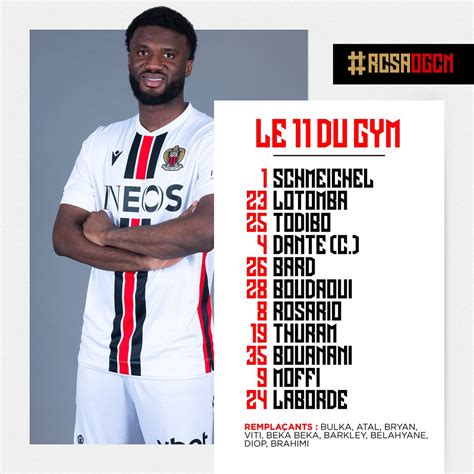 Ogc Nice On Twitter La Compo De D Part De L Ogcnice