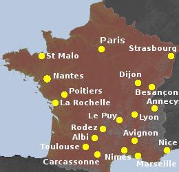 The most interesting cities in France