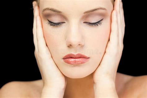 Nude Sensual Dark Haired Model Posing Stock Photo Image Of Portrait Fresh