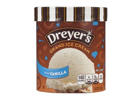 Dreyer S Edy S Grand Vanilla Ice Cream Frozen Yogurt Consumer Reports