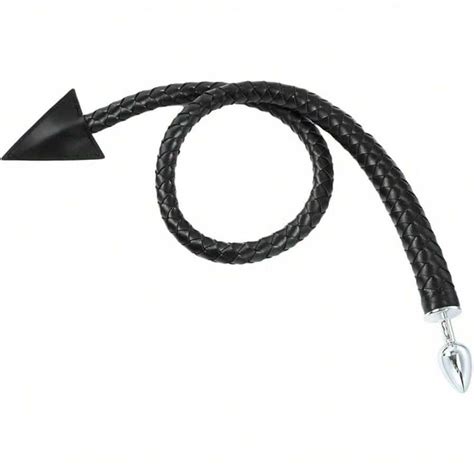 Metal Plug With Devil S Tail Cm In Extra Long Tail Butt Plug Cosplay Role Play SM Sex Toy