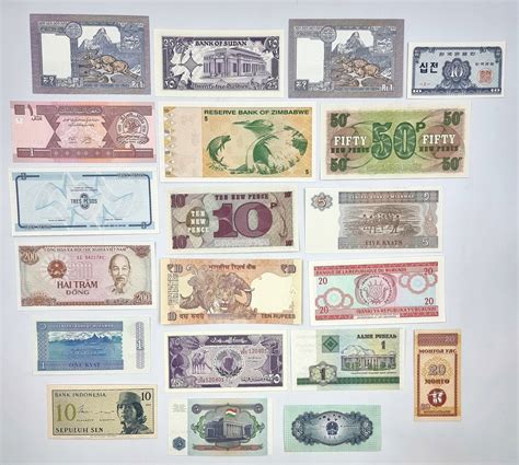 Banknoty Wiat Zestaw Sztuk Unc Archiwum Niemczyk Pl