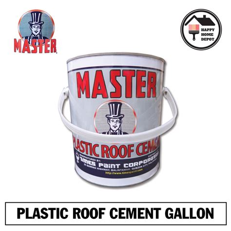 1gallon Master Plastic Roof Cement Gallon Lazada Ph