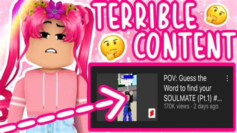 THIS YOUTUBER POSTS AWFUL CONTENT ROBLOX NEWS DRAMA RANT 2022 YouTube