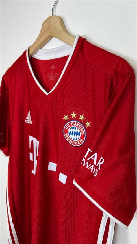 Maillot Vintage 2020 21 Bayern Munich Domicile M Authentique