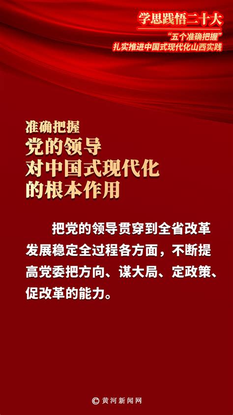 【学思践悟二十大】“五个准确把握”，扎实推进中国式现代化山西实践 黄河新闻网