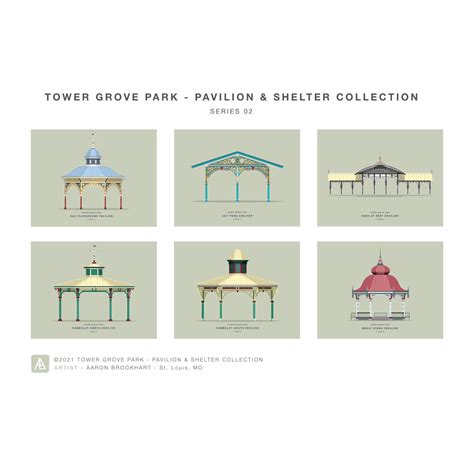 Tower Grove Park Pavilion Cards by Aaron Brookhart — Tower Grove Park