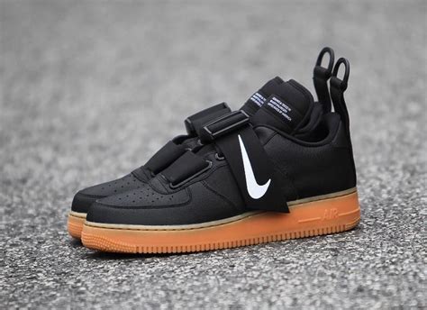 Nike Air Force 1 Utility Black Gum Release Date - Sneaker Bar Detroit