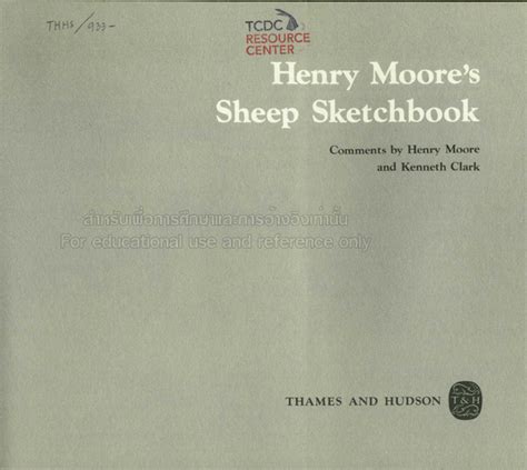 Henry Moores Sheep Sketchbook Tcdc Resource Center