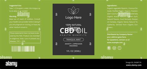 Cbd Label Design Template Cbd Dropper Bottle Oil Hemp Oil Label