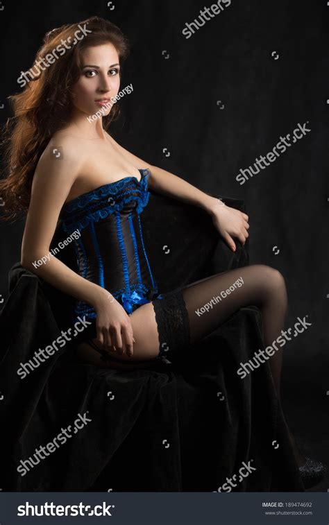 Sexy Girl Black Lingerie 스톡 사진 Shutterstock
