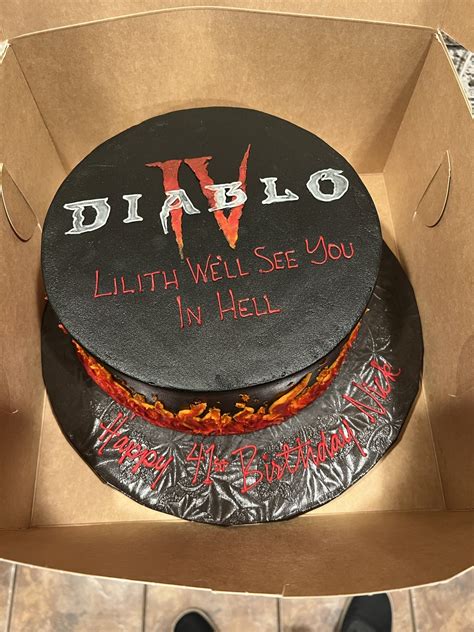I heard we’re doing cakes. I too have an awesome lady! : r/Diablo