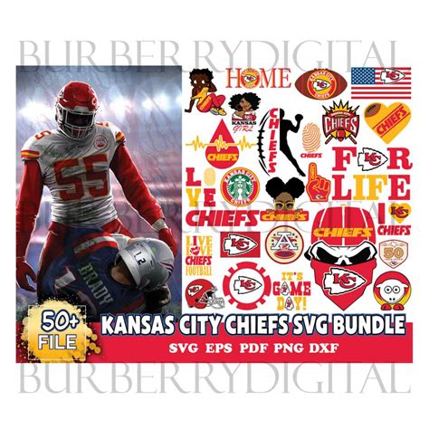 Kansas City Chiefs Svg Bundle, Chiefs Logo Svg, NFL Svg, Foo - Inspire Uplift