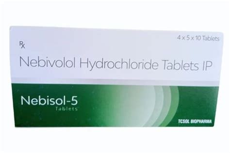 5mg Nebivolol Hydrochloride Tablet IP At Rs 645 Box Cardiac Drug