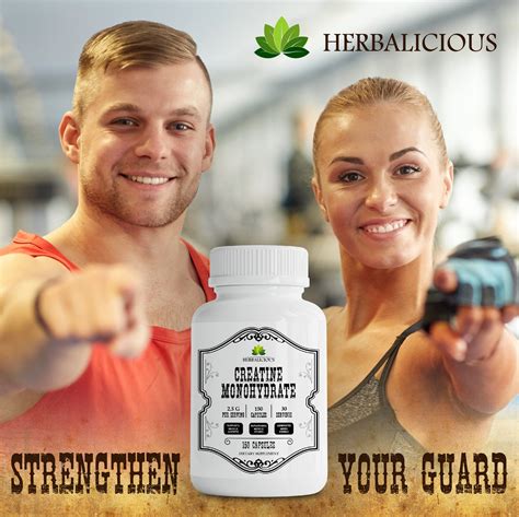 Creatine Monohydrate Pills 25g Creatine Pills Monohydrate For Muscle Size Strength And Power