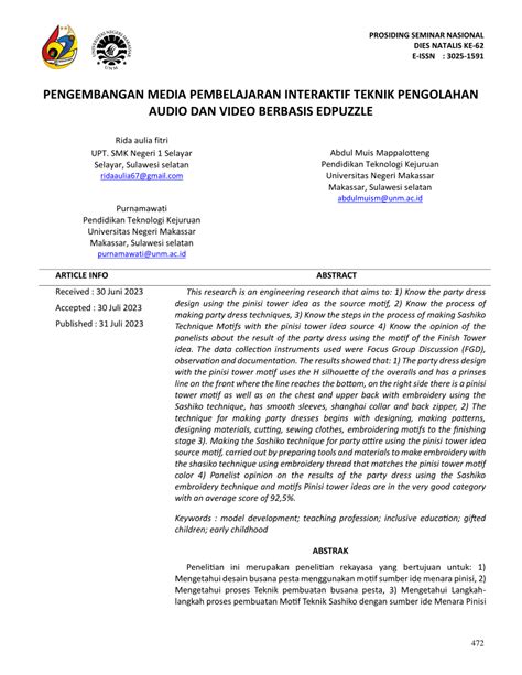 Pdf Pengembangan Media Pembelajaran Interaktif Teknik Pengolahan