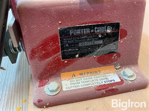 Porter Cable Dovetail Jig BigIron Auctions