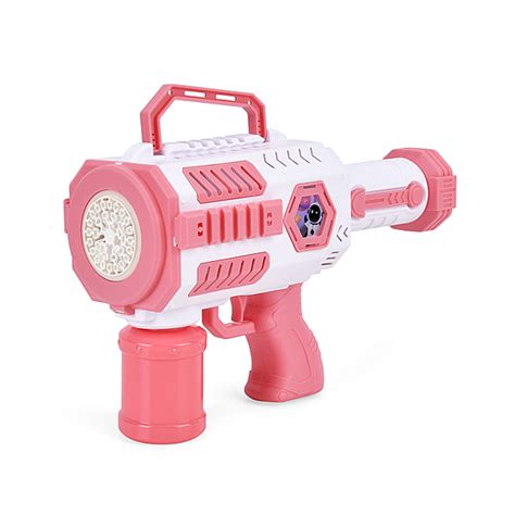 Automatic Rechargeable Powerful Bubble Machine Gun 30 Holes And 2