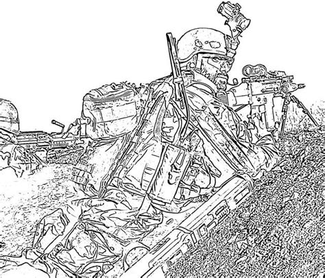 Ww2 Army Coloring Pages