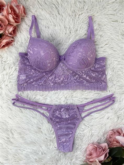 Comprar Conjunto Charlote Rendado Bojo Fio Duplo Ponto Certo Lingerie