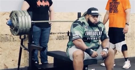 Julius Maddox Attempts Massive 740lb Bench Press Double Barbend