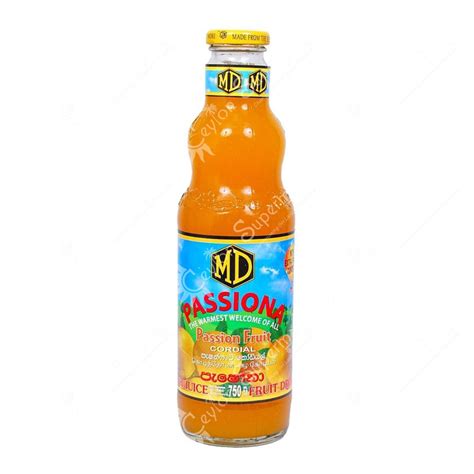 Buy Md Passion Fruit Cordial 750ml From Ceylon Supermart In The Uk