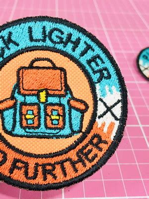 PATCH BORDADO VIAGEM E CAMPING TERMOCOLANTE LIFE IS BETTER