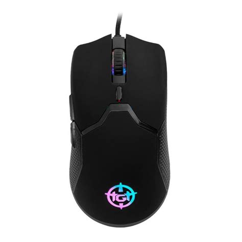 Mouse Gamer Tgt Bizon S Rainbow Rgb Dpi Es Preto Tgt