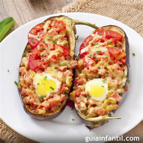 Berenjenas Rellenas De Verdura Al Horno