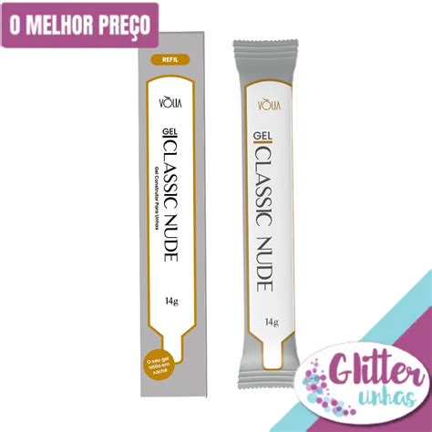 Sachê Gel Classic Nude g VOLIA Shopee Brasil
