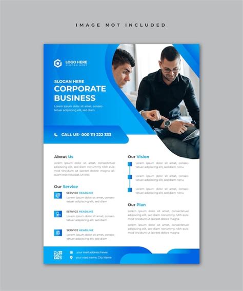 Premium Vector Modern Corporate Business Agency Flyer Template Design