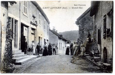 Saint Lothain Route Du Revermont Carte Postale Ancienne Et Vue D