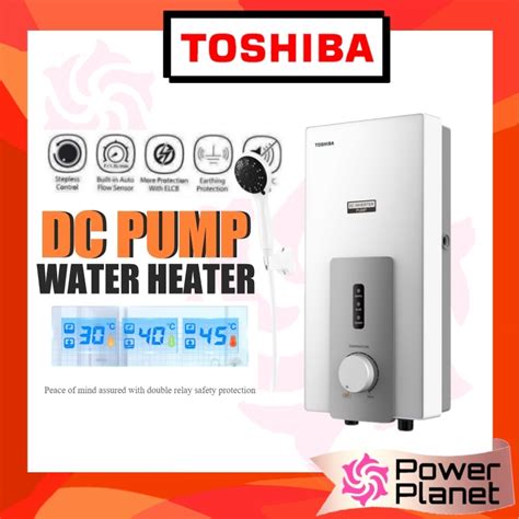 toshiba dc pump water heater dsksmw instant electric white