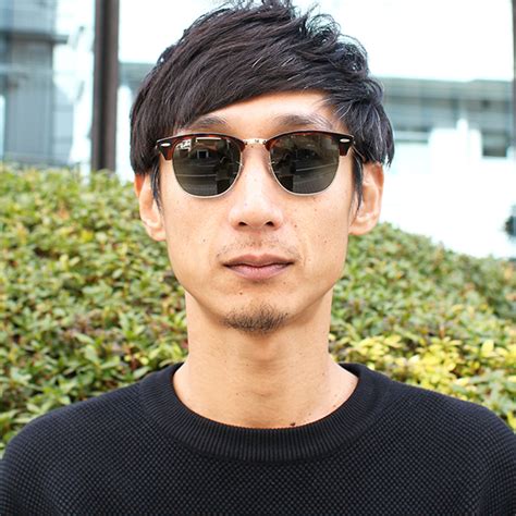 【ray Ban】 Clubmaster Classic クラブマスタークラシック Rb3016 W0366 ハバナ グリーンクラシックg