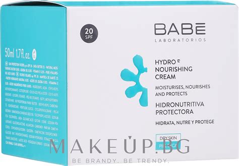 Овлажняващ подхранващ крем с SPF 20 Babe Laboratorios Hydro Nourishing Cream Makeup bg