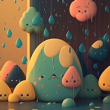 Cartoon Raindrops Background Images, HD Pictures and Wallpaper For Free ...