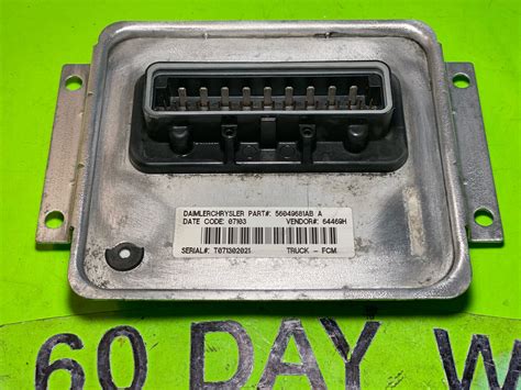 Body Control Module 2005 Dodge Caravan