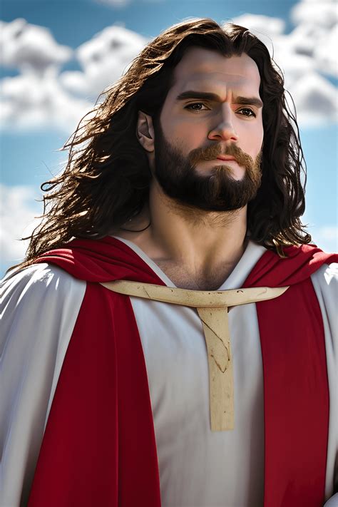 Henry Cavill Als Jesus Christus · Creative Fabrica