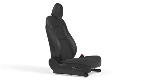 Tesla Model 3 Right Seat Black Leather model - TurboSquid 2172244