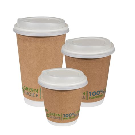 Green Choice Single Wall PLA Hot Cups Disposable Tableware