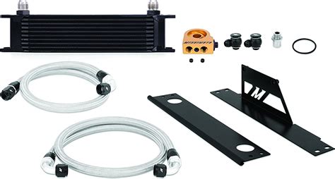 Mishimoto Mmoc Wrx 01tbk Oil Cooler Kit Low Temp Thermostatic Compatible With Subaru