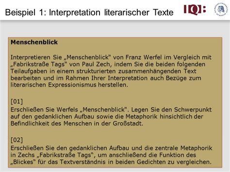 Zusammenfassung Eines Literarischen Textes Musterlösung