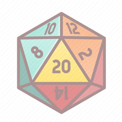 D20, dice, roleplay, tabletop game icon - Download on Iconfinder