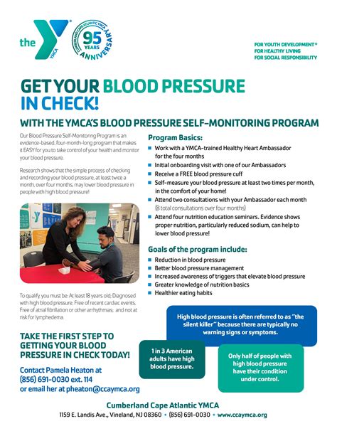 Blood Pressure Program | Cumberland Cape Atlantic YMCA