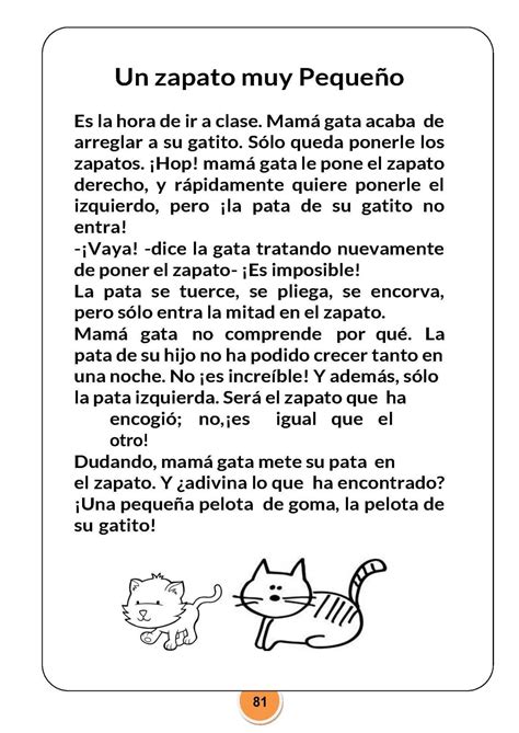 Mis Primeras Lecturas 80 Textos De Lecturas Para Niños Imagenes Educativas Paty Ideas