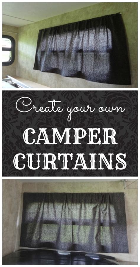 Make Your Own Camper Window Curtains Camper Windows Camper Curtains