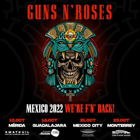 Guns N Roses Conciertos Monterrey